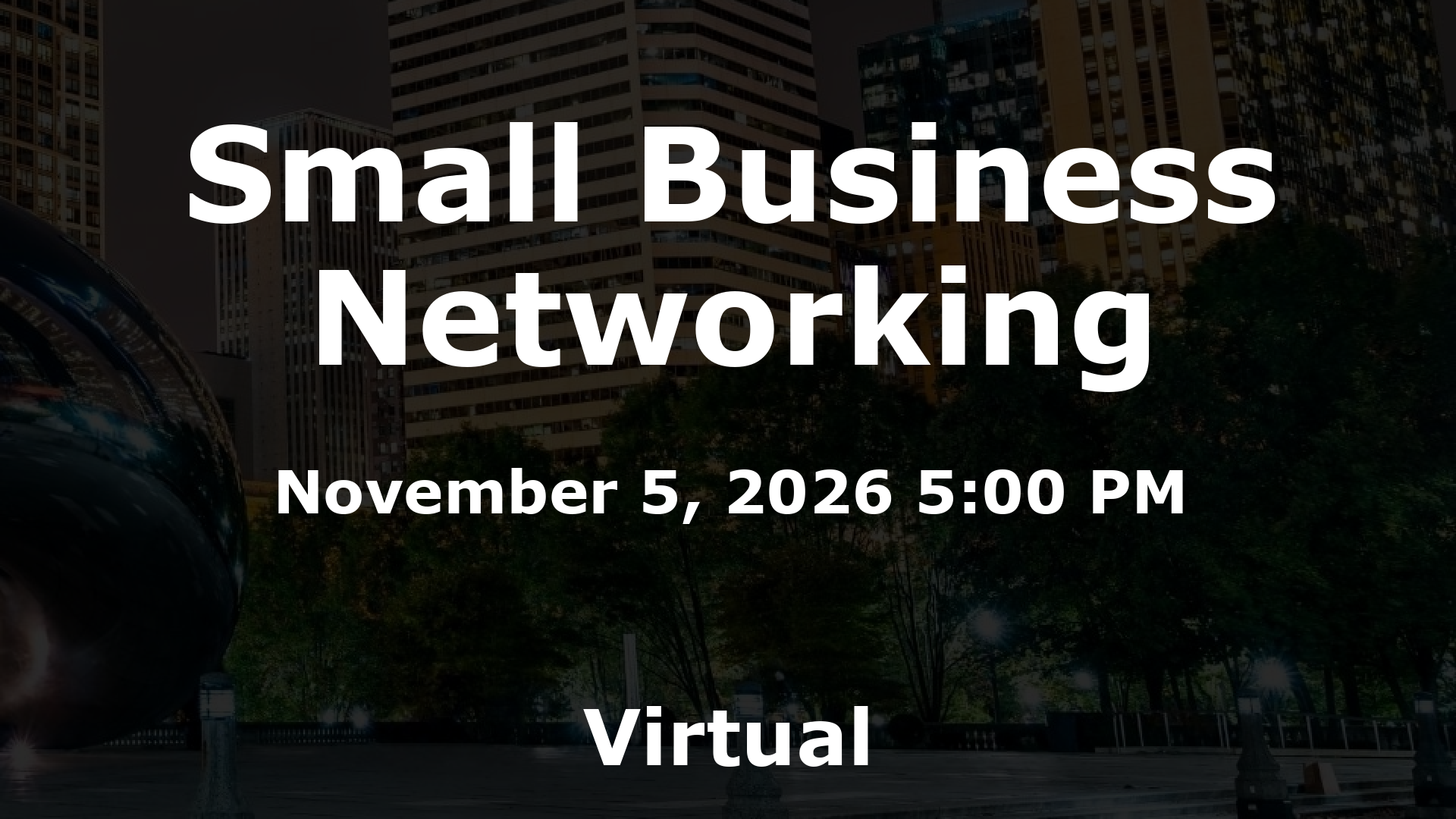 Small Business Networking event image